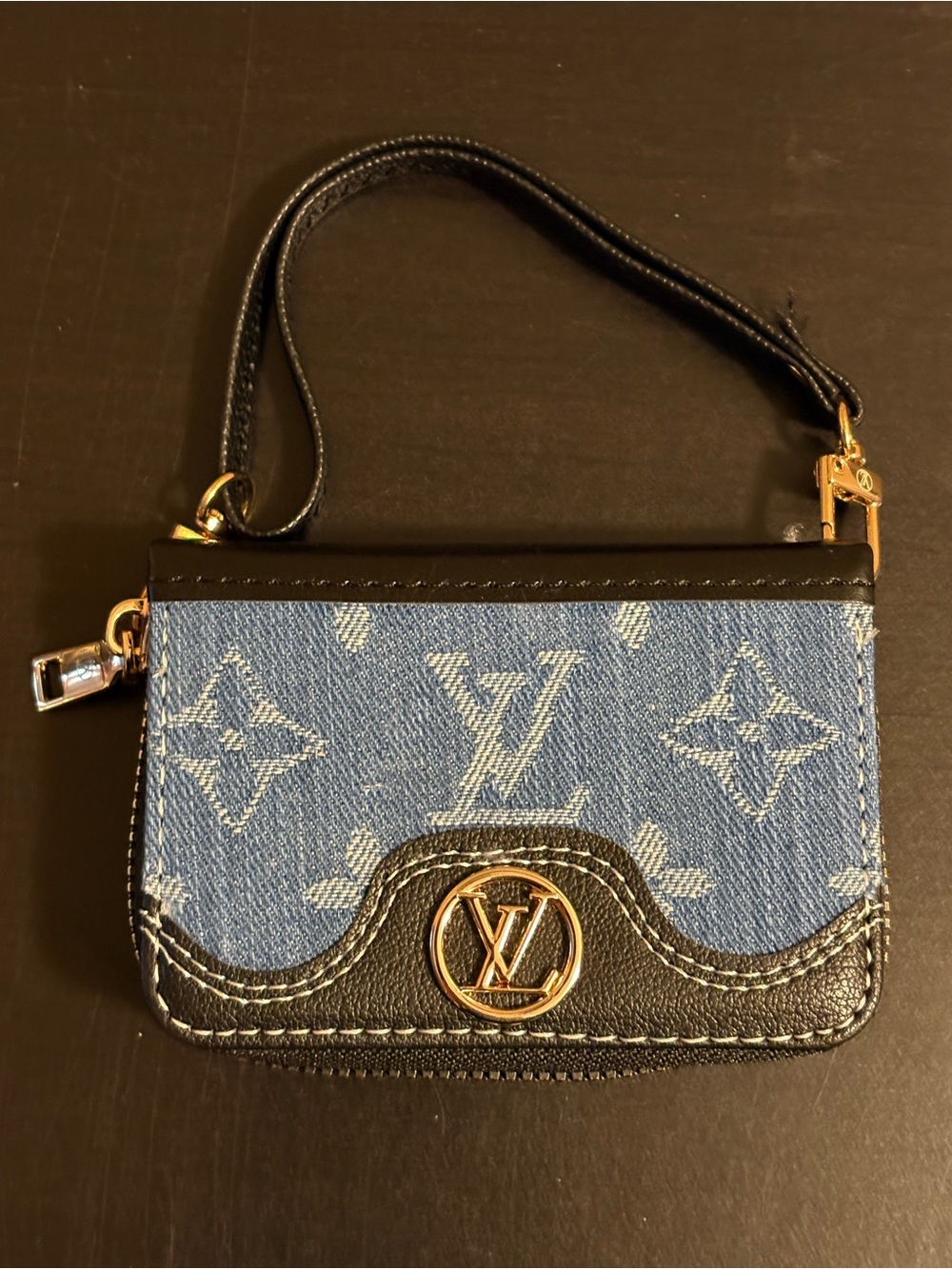 Jean Clutch Credit Card Holder